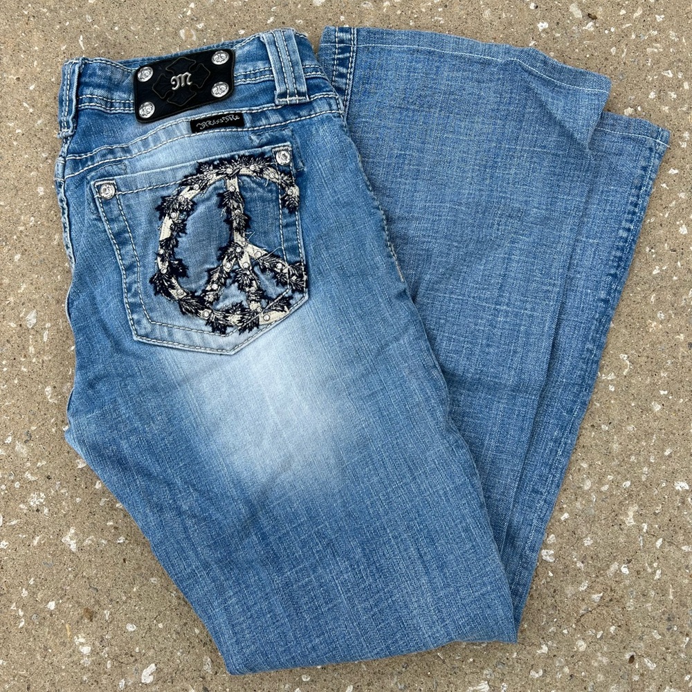 low rise miss me jeans